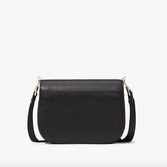 NEW Kate Spade bag crossbody black leather gold-tone hardware NWT - Picture 11 of 12